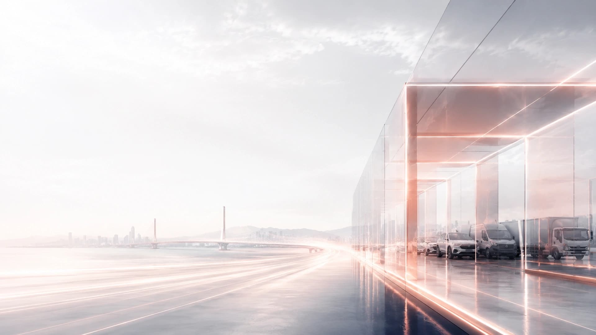 Element Bridge assessment wallpaper with structured grid lines and flowing signals